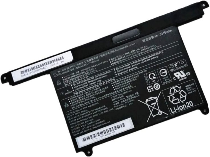 Original Fujitsu CP777632-01 CP749821-01 Batterie 3490mAh 25Wh 2-Cellules - Cliquez sur l'image pour la fermer