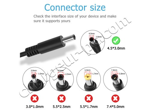 Original 65W AC Adaptateur Chargeur Dell Inspiron 15 5518 P106F P106F001