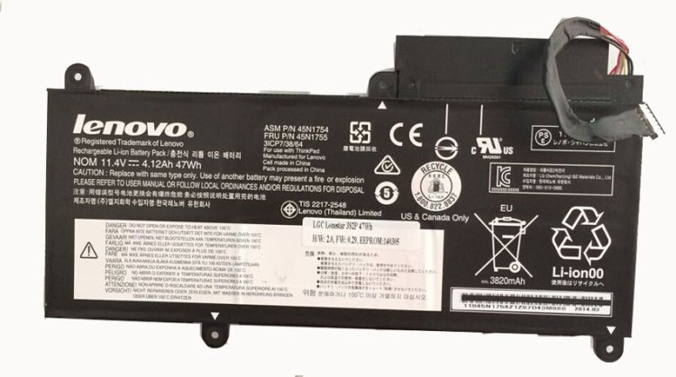 47Wh Batterie pour Lenovo ThinkPad E450 E455 - Cliquez sur l'image pour la fermer