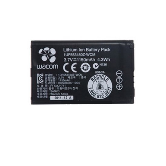 Original Wacom CTH-470S Wacom CTH-470K-IT Batterie 1150mAh 4.3Wh 1-Cellules - Cliquez sur l'image pour la fermer