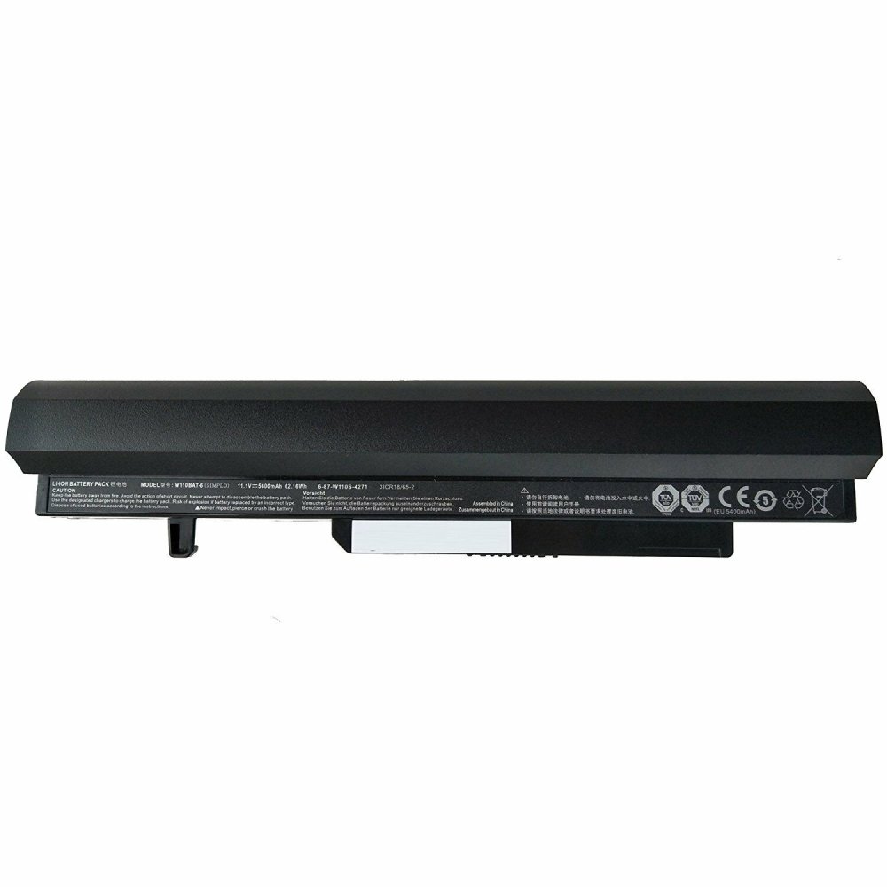 5600mAh 62.16Wh 6 Cellules Clevo W110S Batterie