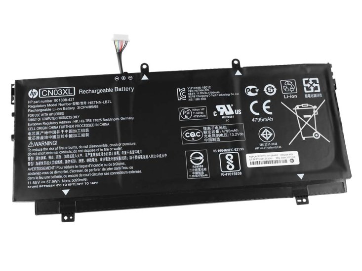 Original HP 901345-855 Batterie 5020mAh 57.9Wh - Cliquez sur l'image pour la fermer