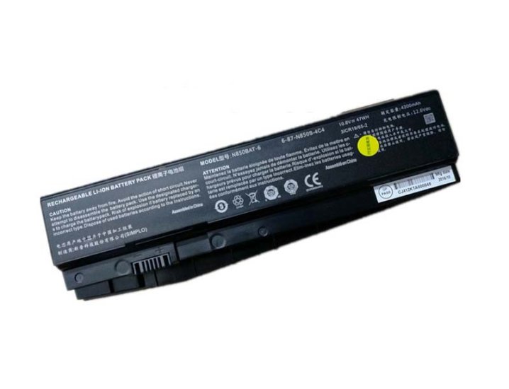 4200mAh 47Wh 6-Cell Batterie Clevo N850HP - Cliquez sur l'image pour la fermer