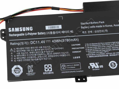 43Wh Batterie Original Samsung NP450R5E-X01FR