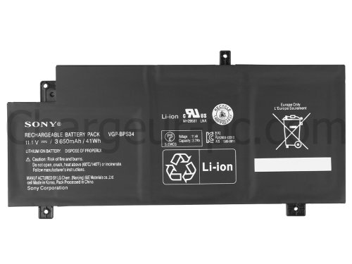 3650mAh Batterie pour Sony Vaio SVF15A1S9RB SVF15A1Z2EB SVF15A1Z2ES