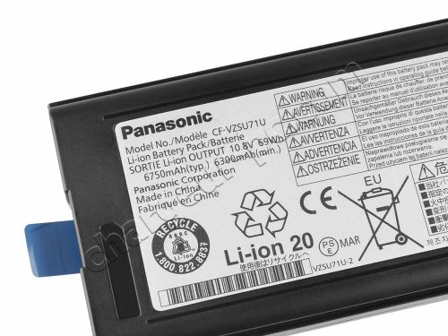 Original Panasonic CF-VZSU72R CF-VZSU72U Batterie 4200mAh 46Wh 6 Cellules