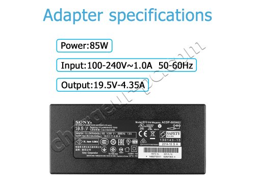 Original 85W Sony KDL-40R480B AC Adaptateur Chargeur