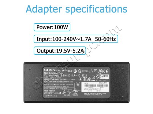 Original 101W Sony KDL-55W805B KDL55W805B AC Adaptateur Chargeur