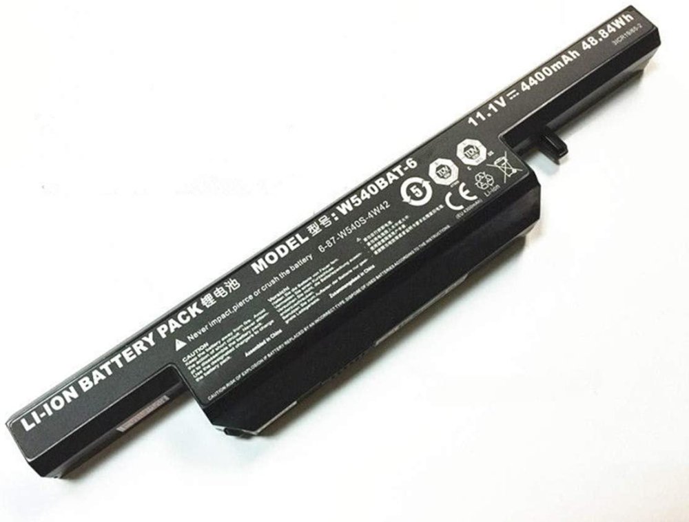 4400mAh 48.84Wh 6 Cellules Clevo W550EU Batterie