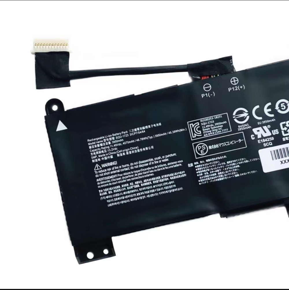 Original Gigabyte Aorus 15-X9-RT4BD Batterie 4070mAh 46.76Wh 3-Cellules
