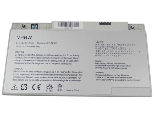 3760mAh Batterie Original pour Sony Vaio SVT141190X SVT1411BPXS
