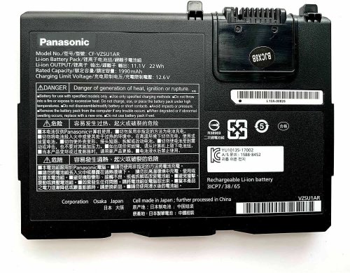 Original Panasonic Toughbook CF-33LEHFAT3 Batterie 1990mAh 22Wh