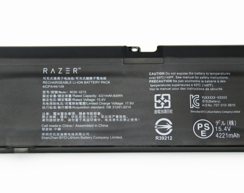 Original 4221mAh 65Wh Batterie Razer Blade 15 RZ09-03006G92-R3W1