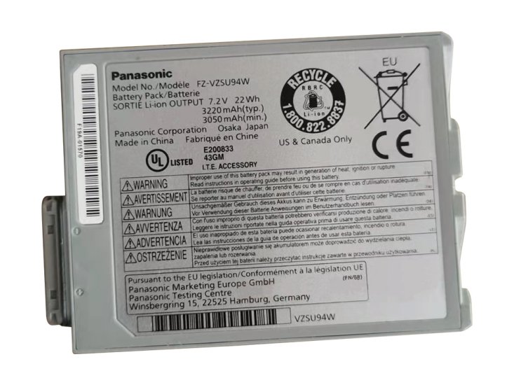 Original Panasonic Toughpad FZ-M1 Batterie 3050mAh 22Wh - Cliquez sur l'image pour la fermer