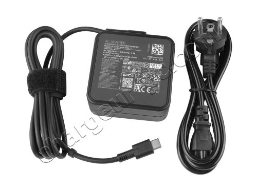 Original 65W USB-C MSI Prestige 13 AI Evo A1MG-028IT AC Adaptateur Chargeur + câble