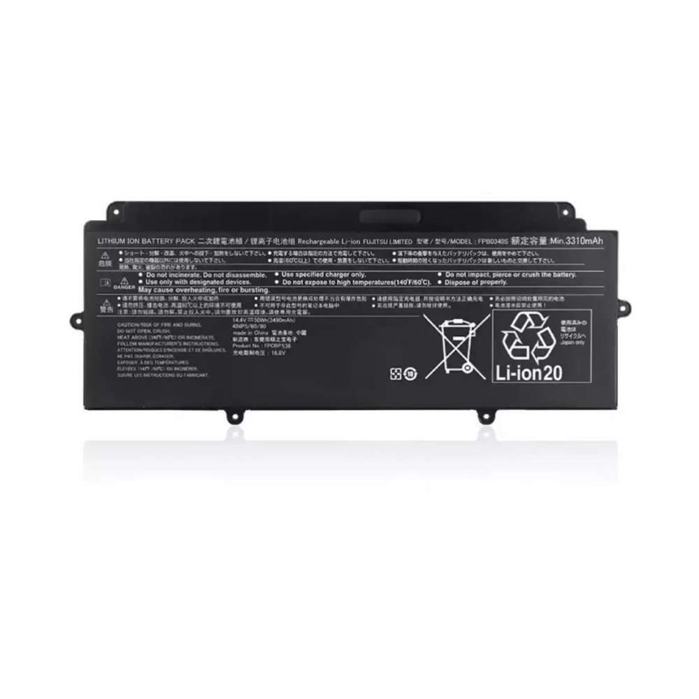 Original Fujitsu LifeBook U9310X Batterie 3490mAh 50Wh