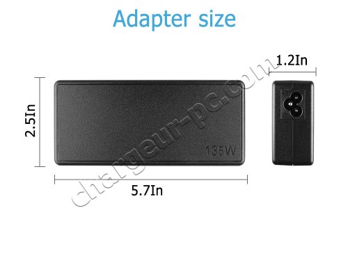 Original 135W Lenovo IdeaPad L340-15IRH 81LK005GFR AC Adaptateur