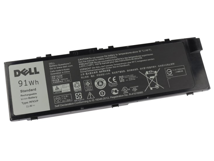 Original 91Wh Batterie Dell 451-BBSF M28DH - Cliquez sur l'image pour la fermer