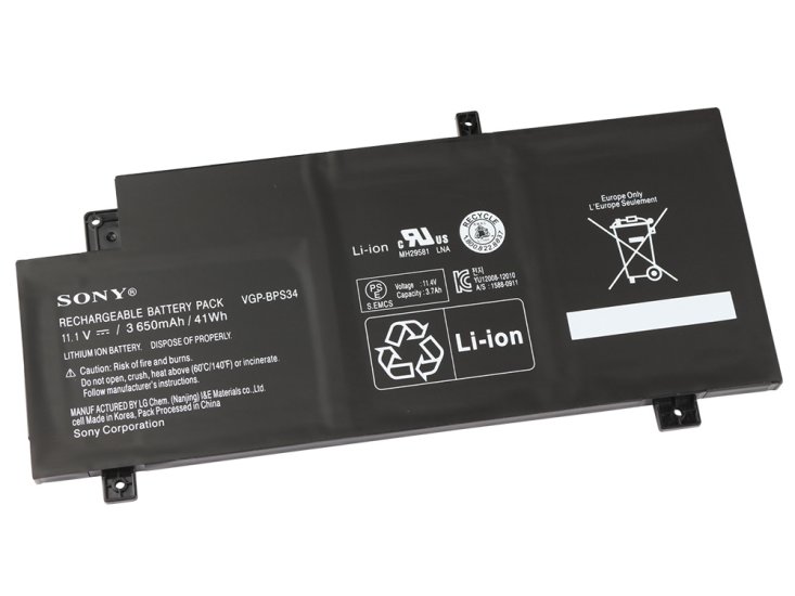 3650mAh Batterie pour Sony Vaio Fit 15 SVF15A Series - Cliquez sur l'image pour la fermer
