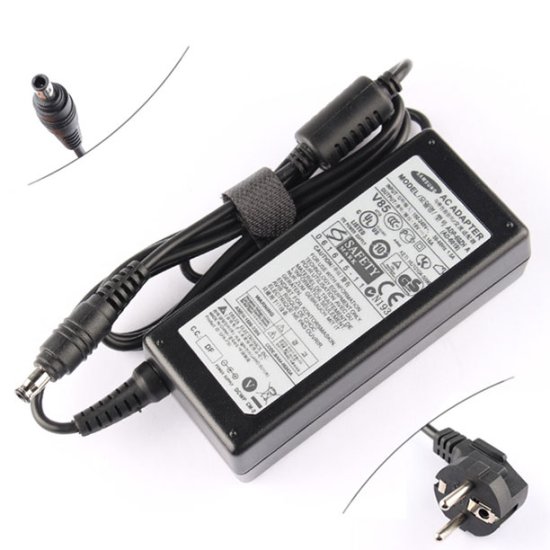 60W Original AC Adaptateur Chargeur pour Samsung NP-Q320-FS01FR - Cliquez sur l'image pour la fermer