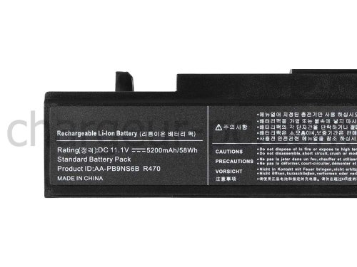 5200mAh Batterie pour Samsung NP-R710BM/FR NP-R700-A000DE NP-R710BM/DE