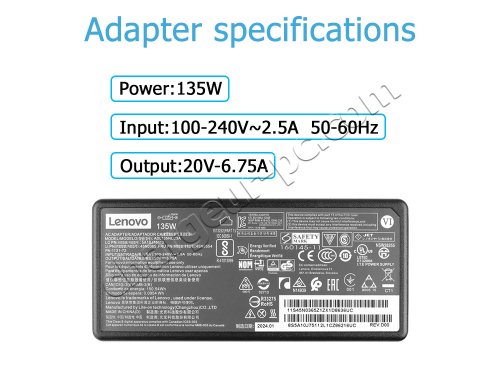 Original 135W Lenovo IdeaPad L340-15IRH 81LK005GFR AC Adaptateur