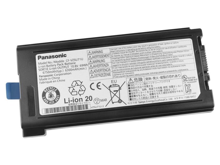 Original Panasonic CF-53JEWZYFG CF-52PFNBVFT Batterie 4200mAh 46Wh 6 Cellules - Cliquez sur l'image pour la fermer