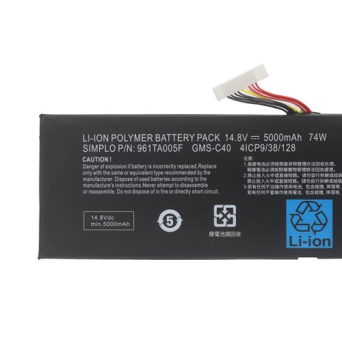 Razer Blade RZ09-01171E11 Batterie 5000mAh 74Wh