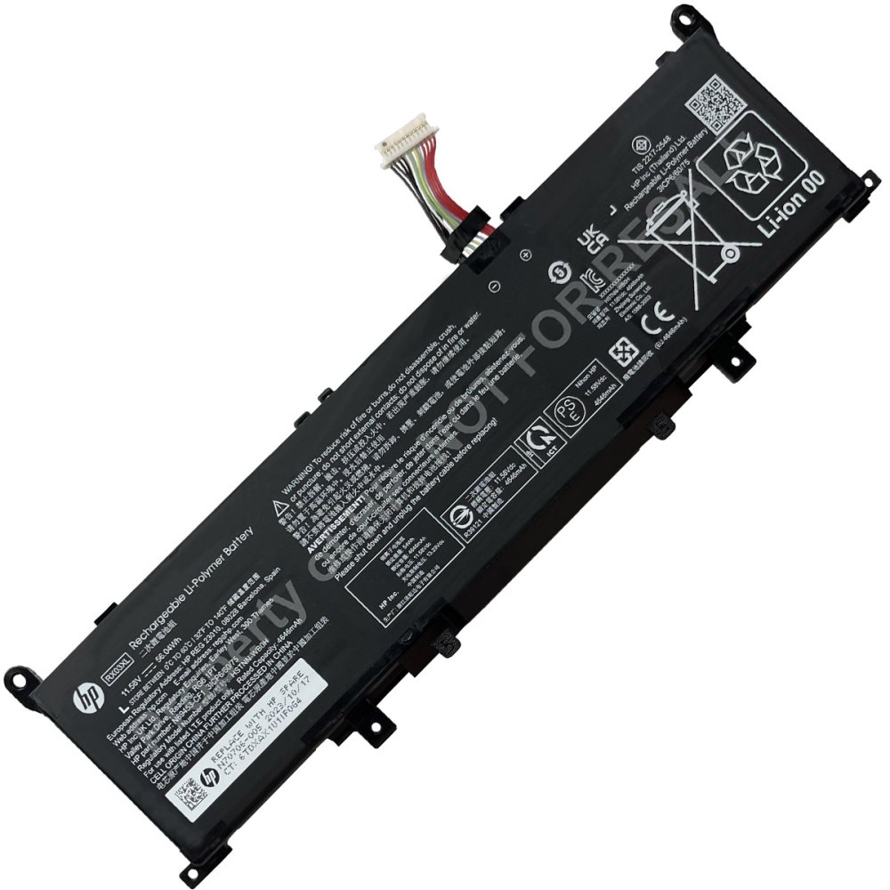 Original HP 3ICP6/60/75 Batterie 4.84Ah 56.04Wh