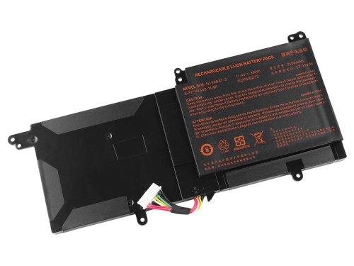 Clevo N141CU Clevo N141WU Batterie 3100mAh 36Wh 3 Cellules
