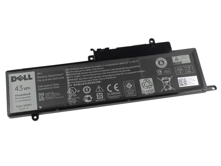 Original 43Wh Dell 0GK5KY Batterie - Cliquez sur l'image pour la fermer