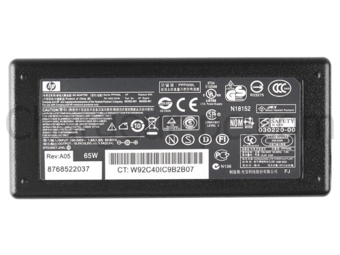 Chargeur 65W Pour HP COMPAQ CQ58-306SA D0X15EA – Adaptateur Secteur (Neuf)