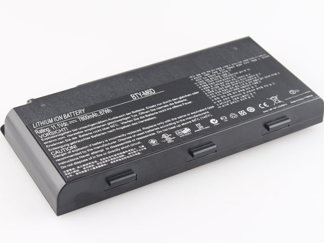 7800mAh Batterie pour MSI GT683DXR - Cliquez sur l'image pour la fermer