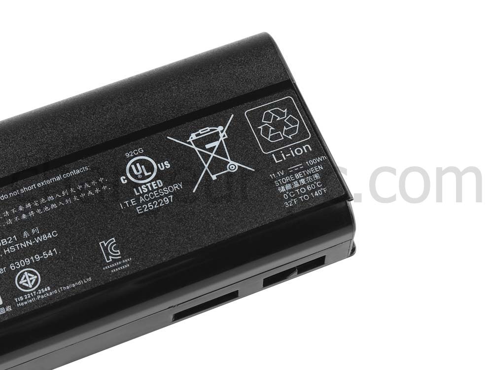 7800mAh Batterie pour HP EliteBook 8570p