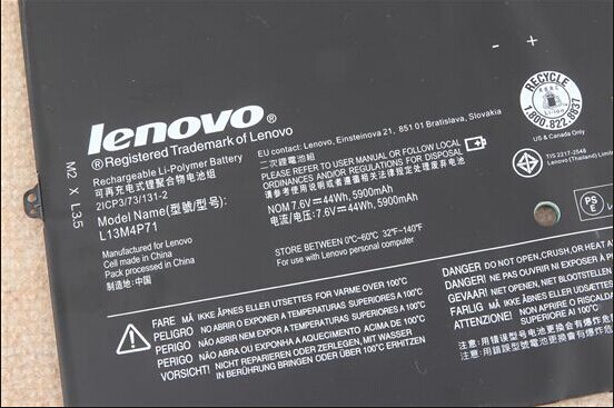 5900mAh Batterie pour Lenovo Yoga 3 11 - Cliquez sur l'image pour la fermer