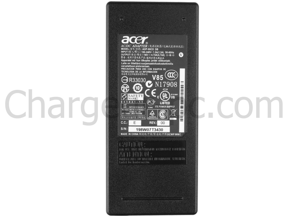 90W Original AC Adaptateur Chargeur pour Acer Aspire AZ3-605-UB37