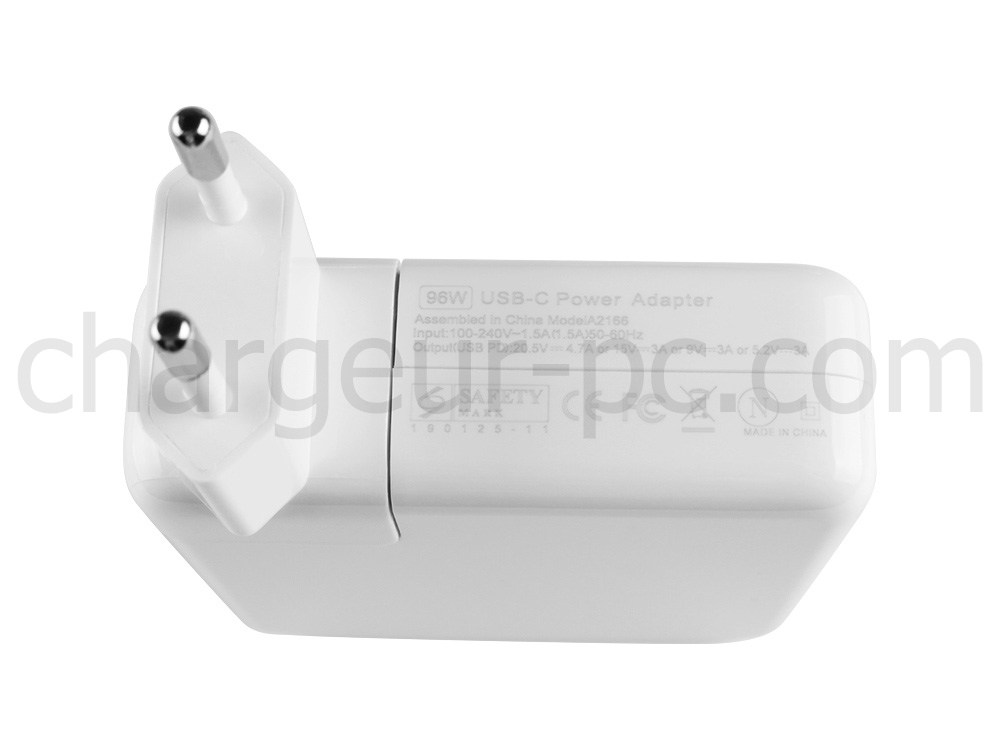 96W Apple MacBook Pro 14 M1 2021 G15HG AC Adaptateur Chargeur + câble