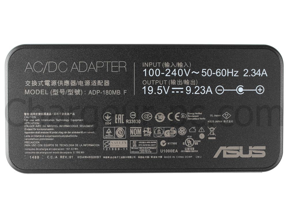 Chargeur Original Asus ADP-180UB B ADP180UBB 180W + Câble