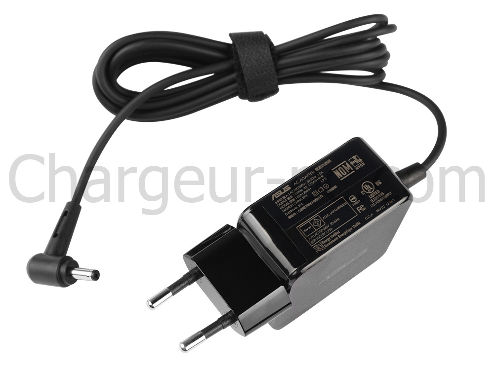 33W Original AC Adaptateur Chargeur pour Asus VivoBook X202E-CT006H