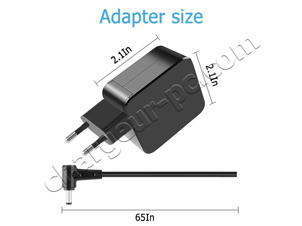 33W Original AC Adaptateur Chargeur pour Asus VivoBook X202E-CT006H
