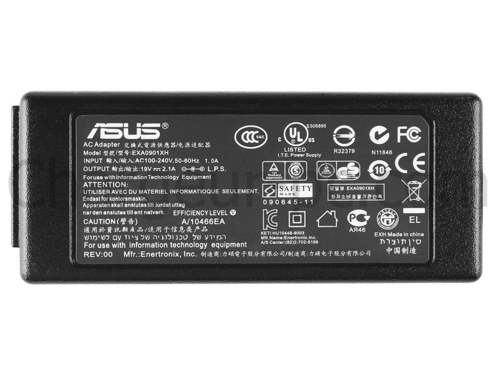 40W Original AC Adaptateur Chargeur pour Asus Eee PC 1005HAB-RBLU005S