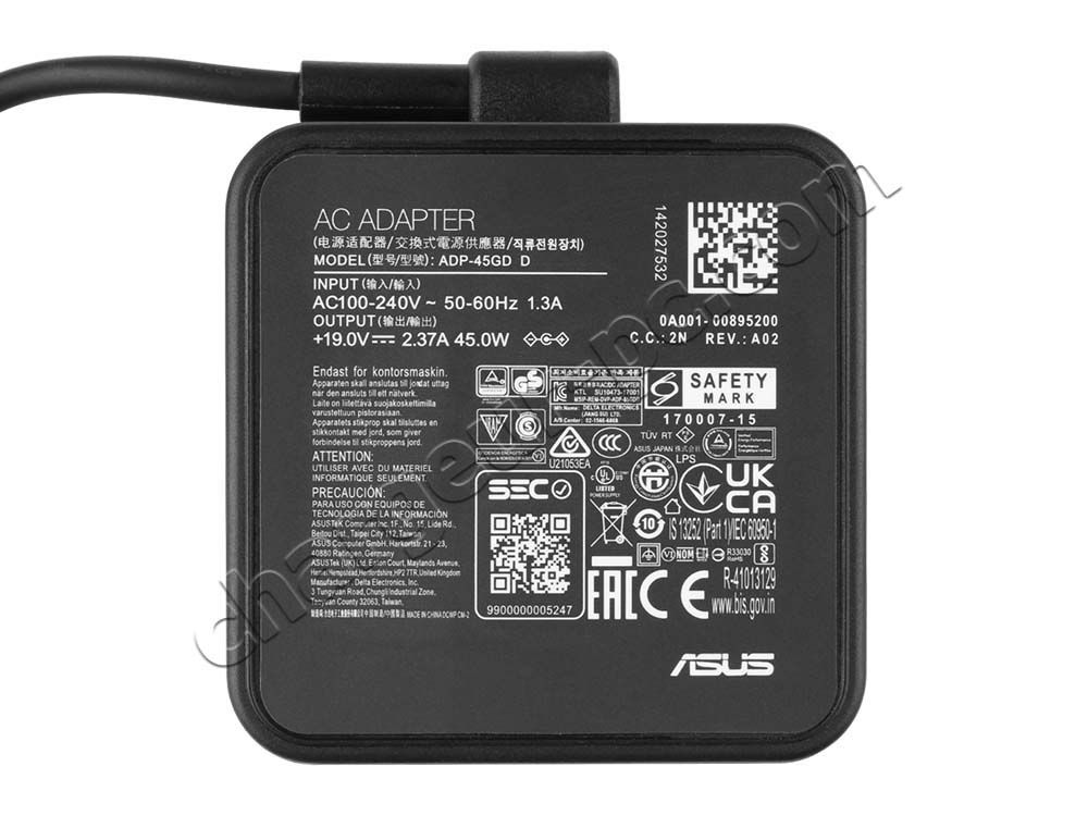 Original 45W Asus ADP-45GD D AC Adaptateur Chargeur + câble
