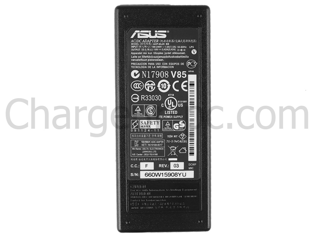 65W Original AC Adaptateur Chargeur pour Asus K551LB-XX227H K551LB-XX239D