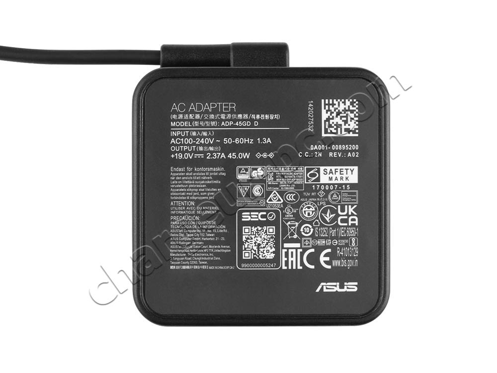 Original 45W Asus A412F A412U AC Adaptateur Chargeur + câble