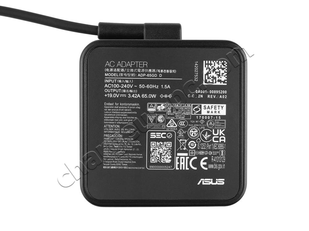 Original 65W Asus A407UB A416EA A416EP A416JF AC Adaptateur Chargeur + câble