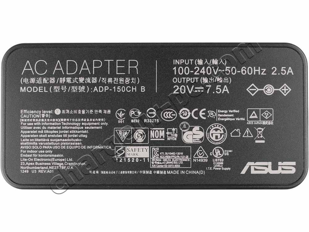 Original 150W AC Adaptateur Chargeur + Cable Asus 04G266009941 07G016HM1875