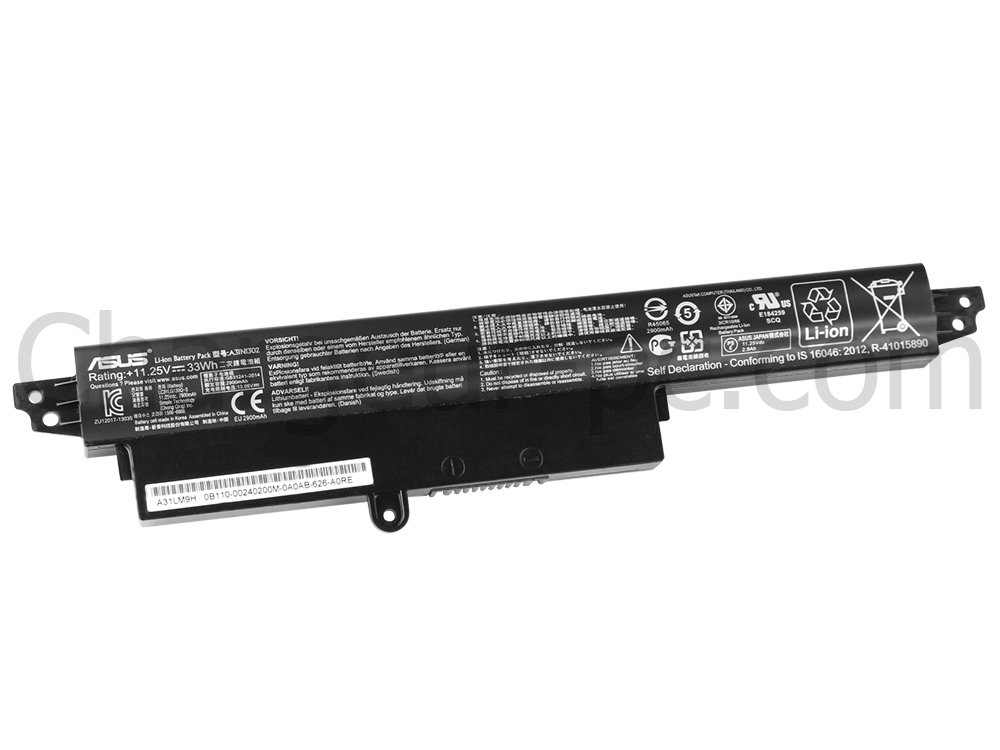 33Wh Batterie Original pour Asus VivoBook F200MA-KX079D F200MA-KX079H