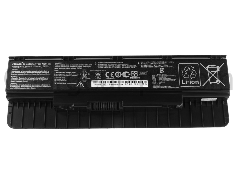 56Wh Batterie pour Asus N751JK