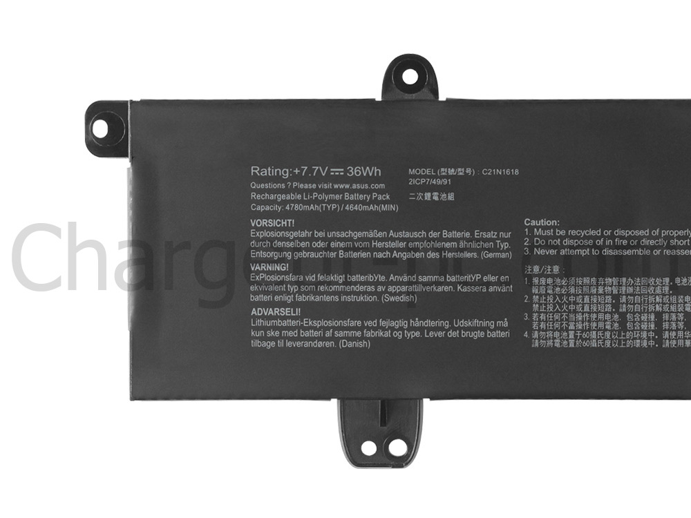 36Wh Batterie Original Asus VivoBook E402BA-FA036T E402BA-FA040T
