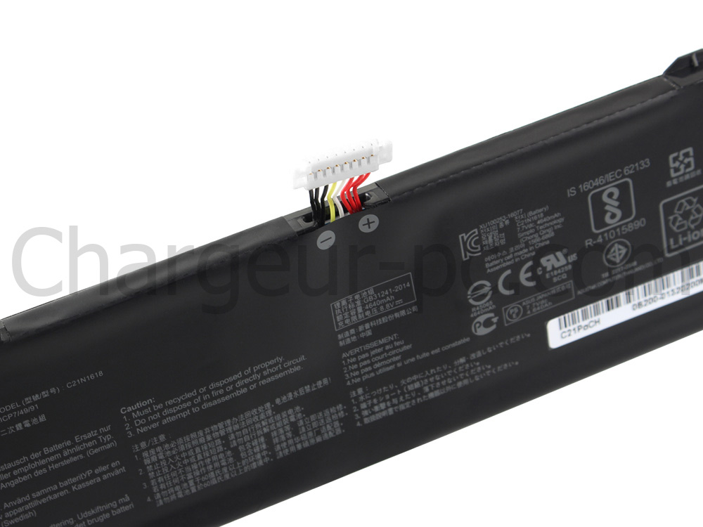 36Wh Batterie Original Asus VivoBook E402BA-FA036T E402BA-FA040T